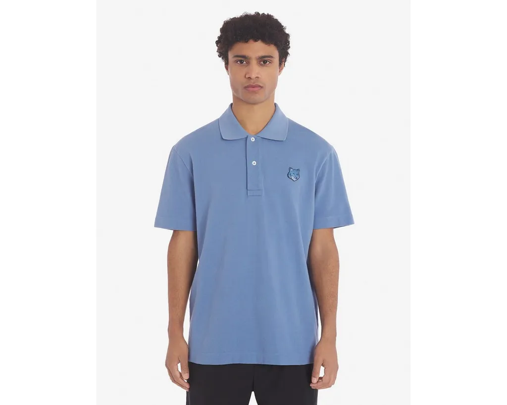 Maison Kitsuné Bold Fox Head Patch Polo Shirt