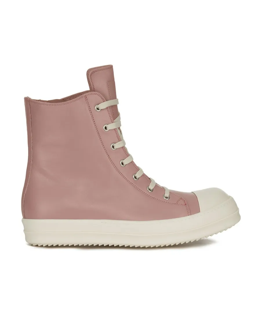 High-Top Leather Sneakers