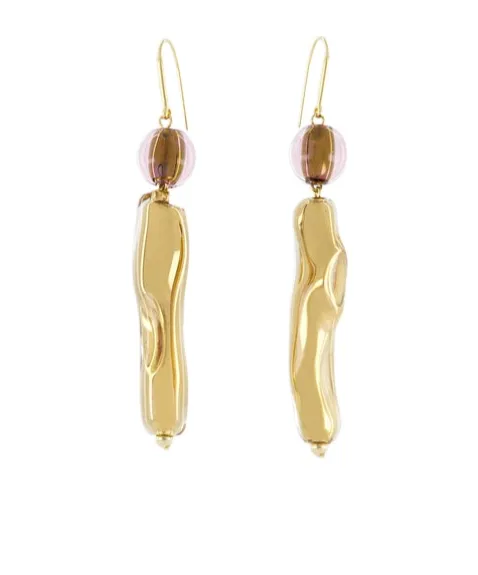Sculpted Drop Earrings