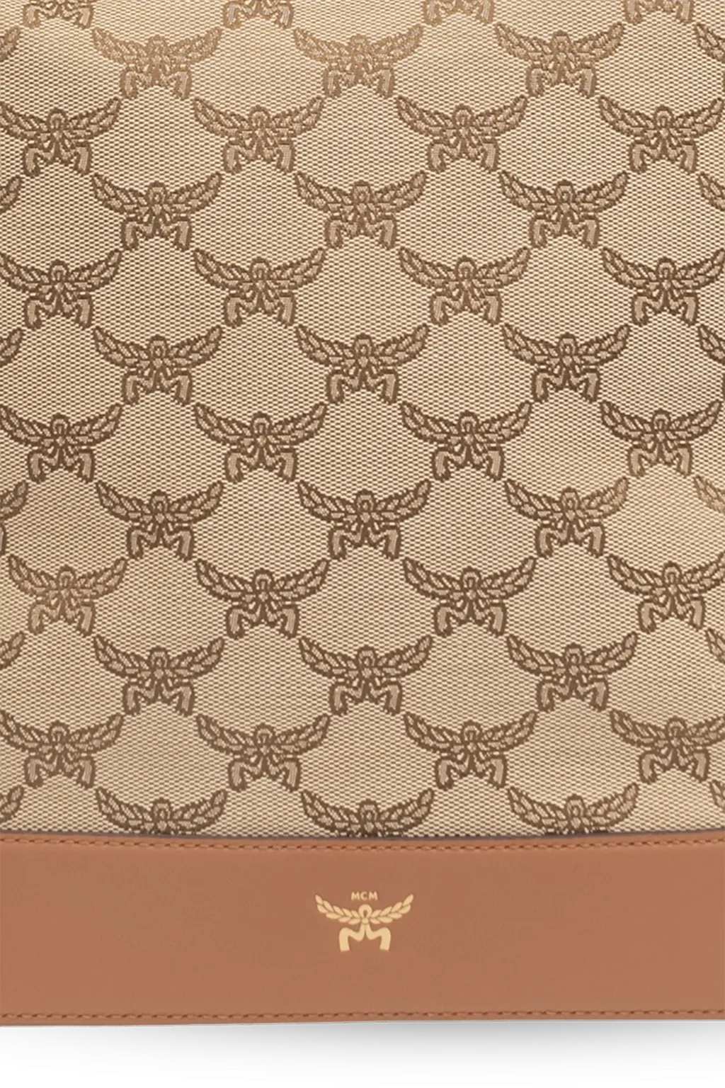Mcm Himmel Monogram Jacquard Hobo Bag