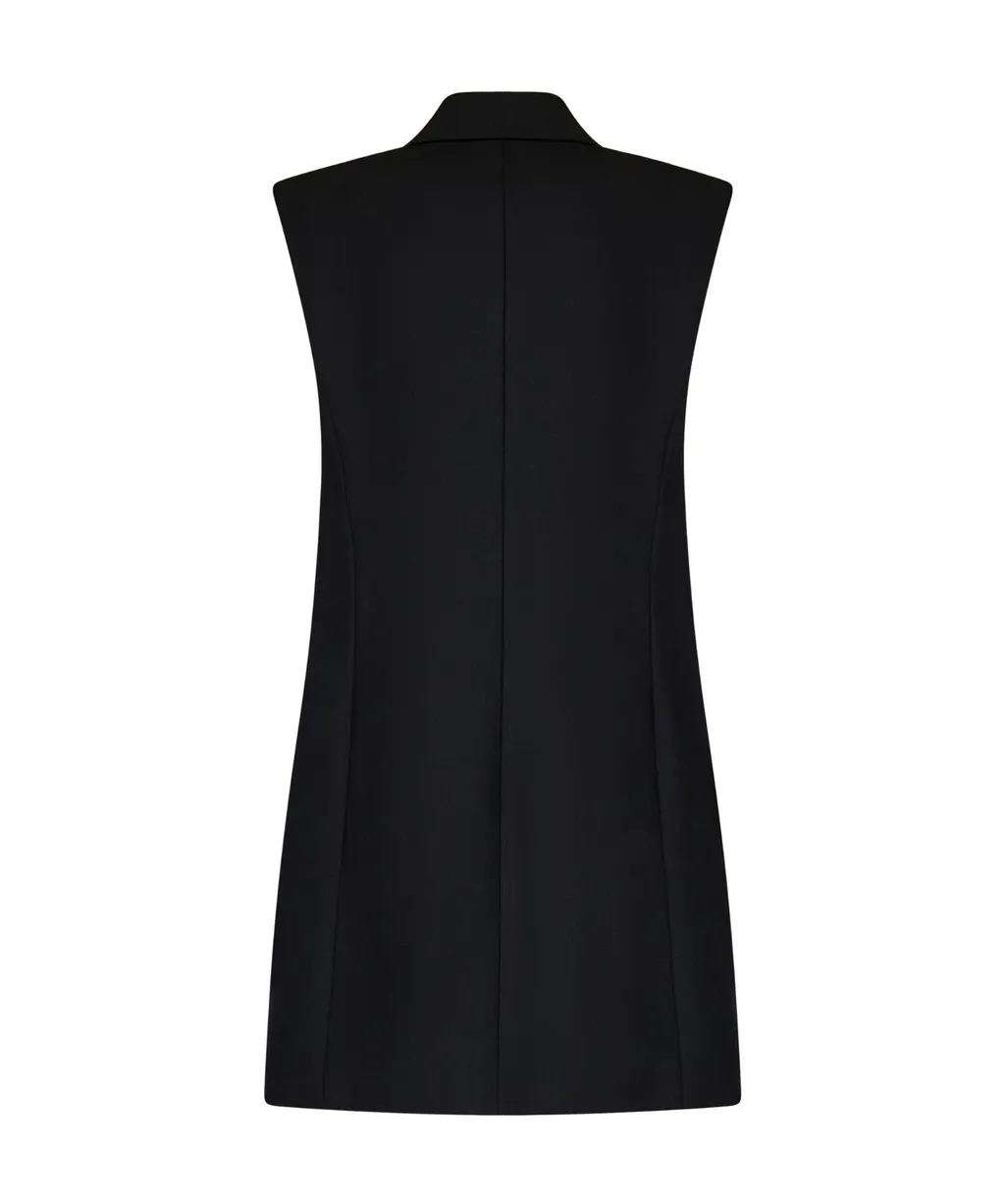 Victoria Beckham Sleeveless Tailored Dress