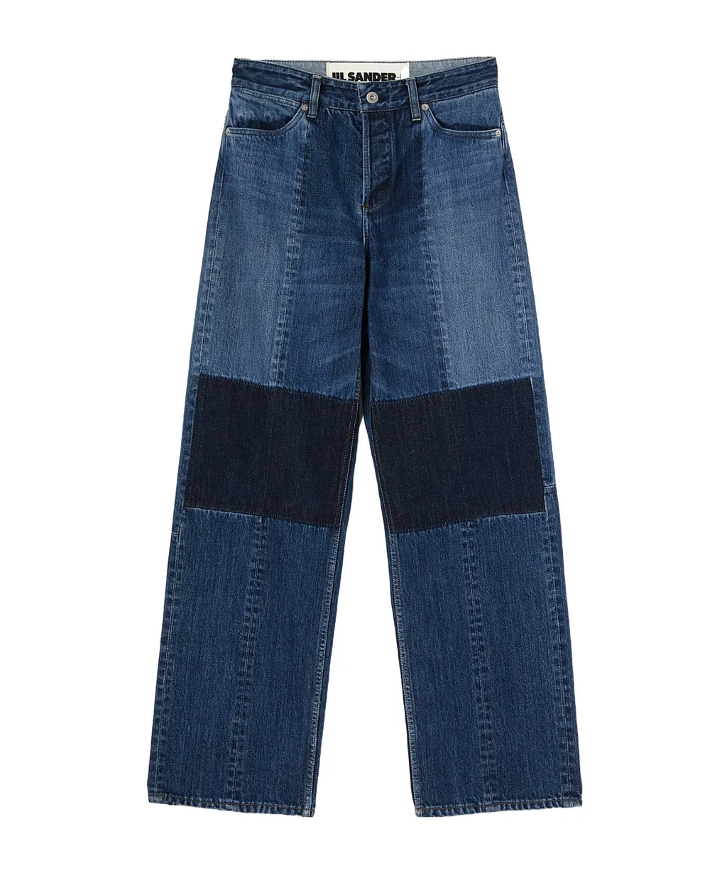 Jil Sander+ Patchwork Straight-Leg Jeans