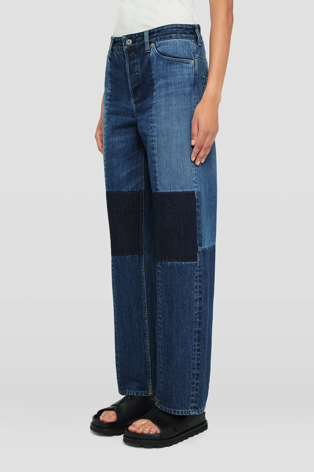 Jil Sander+ Patchwork Straight-Leg Jeans