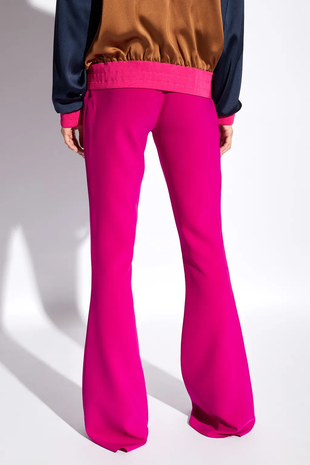 Dsquared2 Logo-Plaque Skinny Flared Trousers