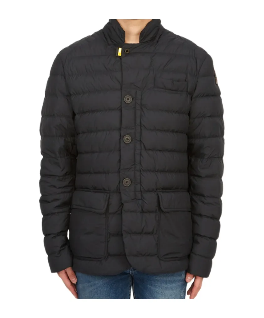 High-Collar Long-Sleeved Down Jacket