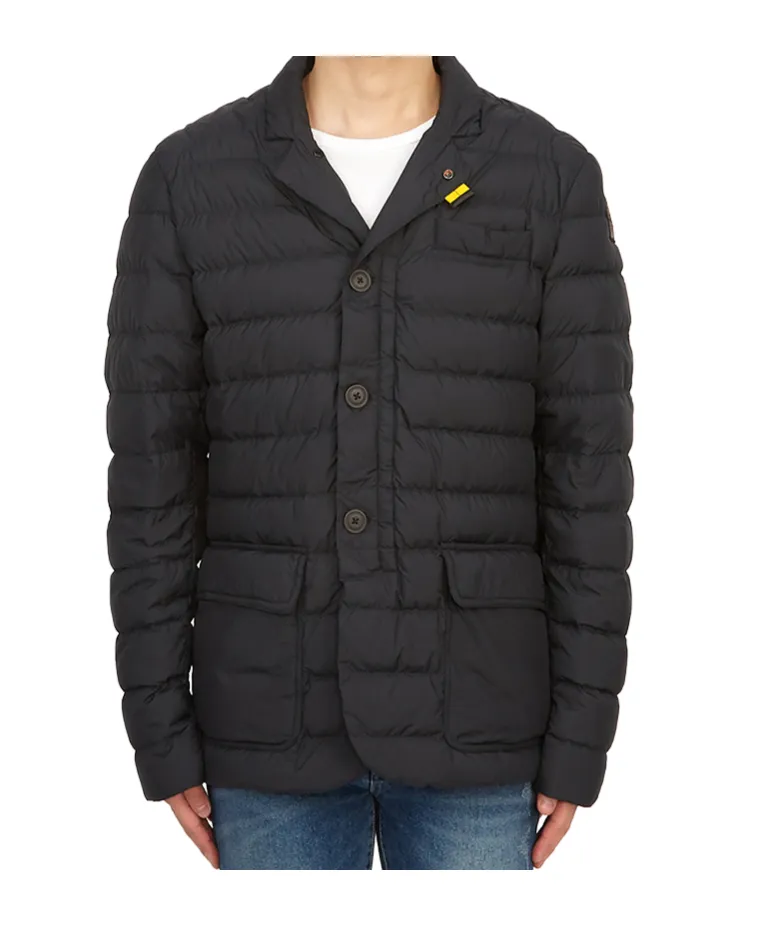 High-Collar Long-Sleeved Down Jacket