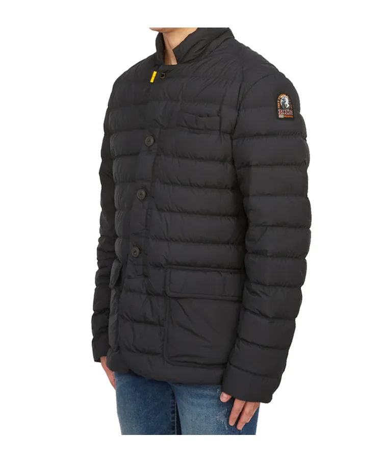 High-Collar Long-Sleeved Down Jacket