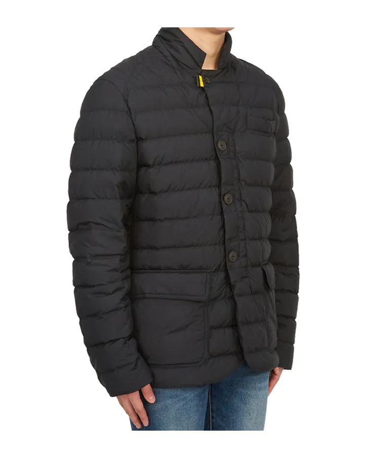 High-Collar Long-Sleeved Down Jacket