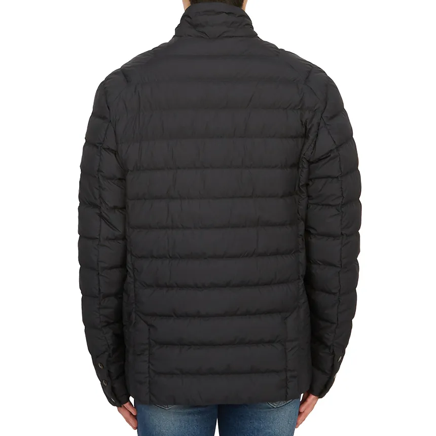 High-Collar Long-Sleeved Down Jacket