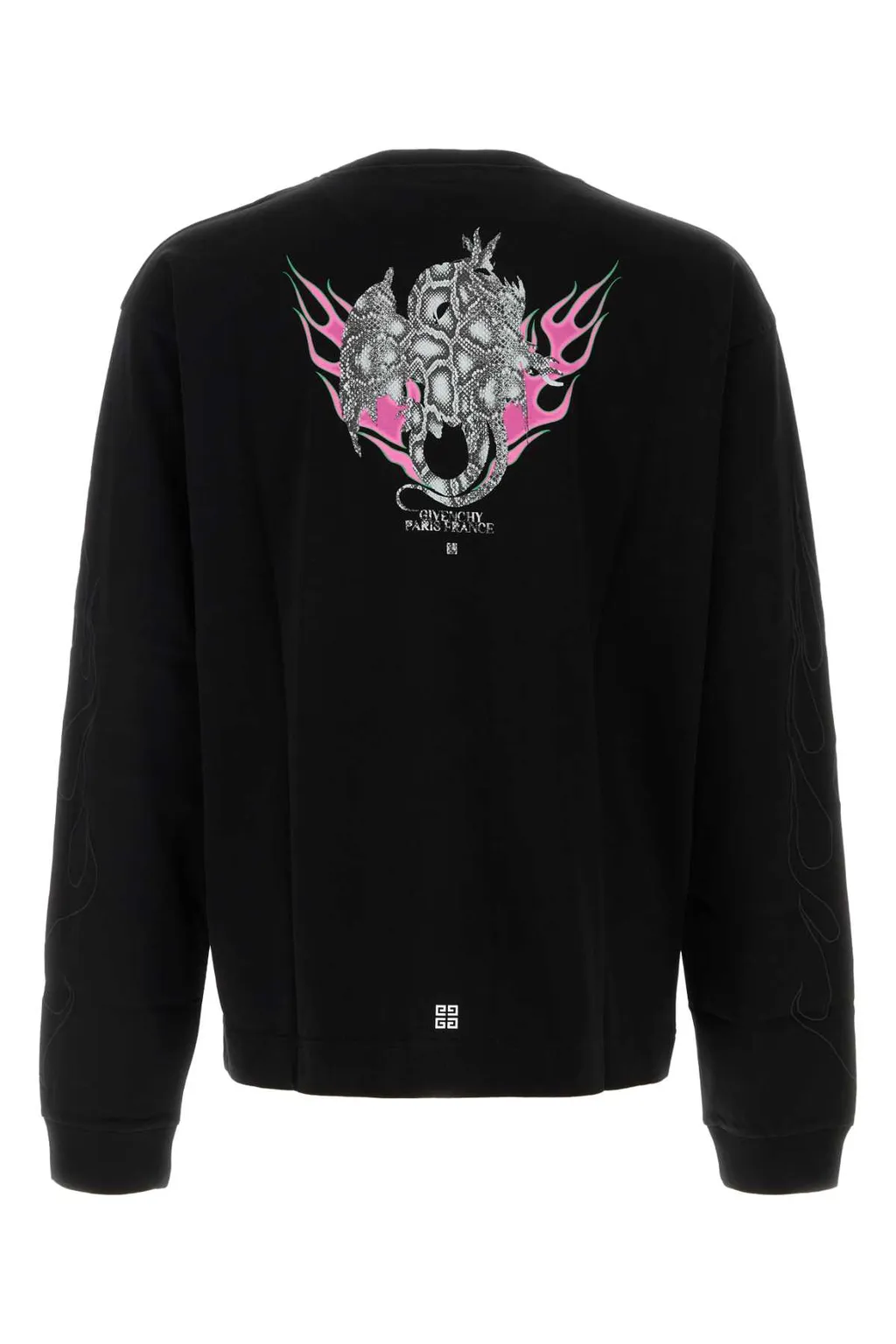 Givenchy Logo Embroidered Long-Sleeved T-Shirt