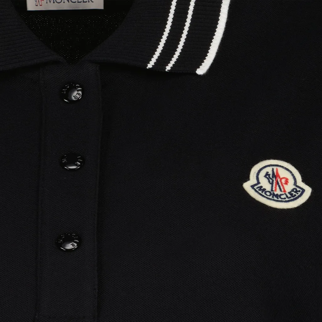 Moncler Logo Patch Short-Sleeved Polo Shirt