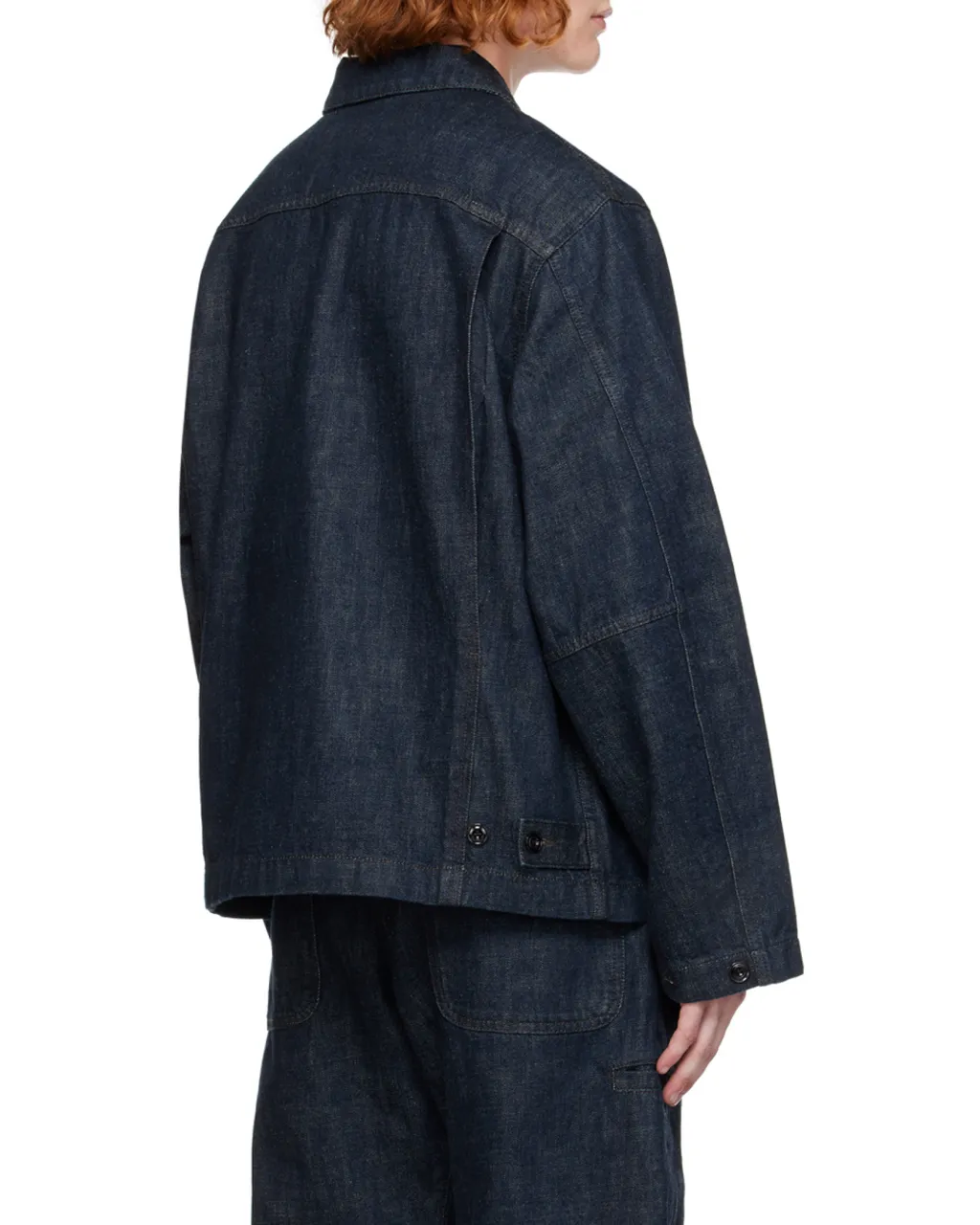 Lemaire Collared Button-Up Denim Jacket