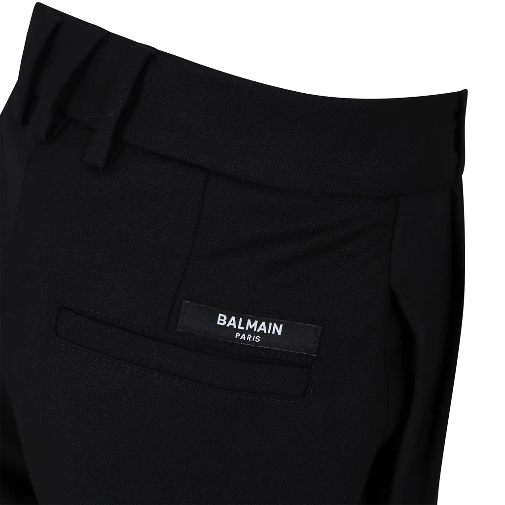 Pleated Wool Shorts