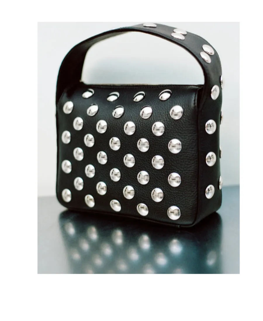Khaite Sara Studded Small Shoulder Bag