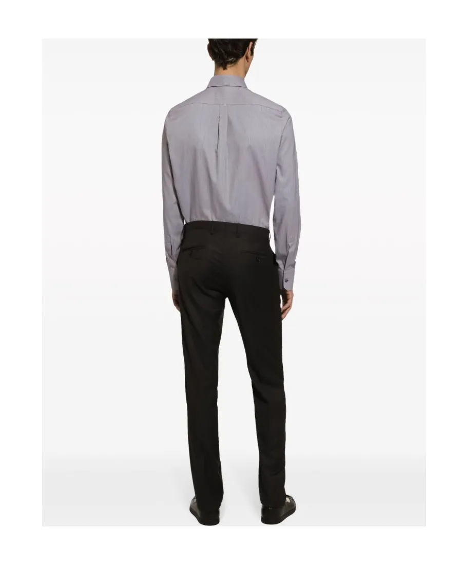 Long-Sleeved Cotton Shirt