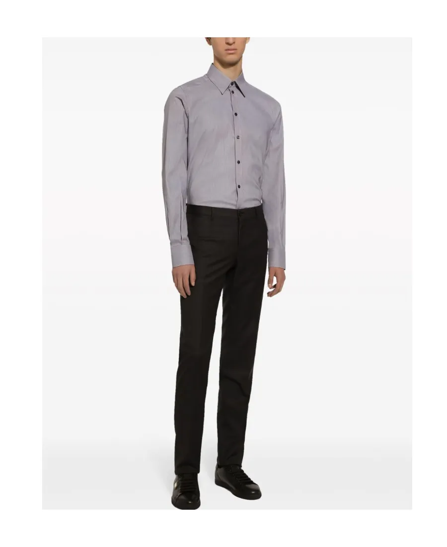Long-Sleeved Cotton Shirt