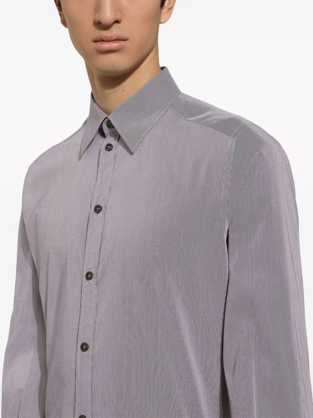 Long-Sleeved Cotton Shirt