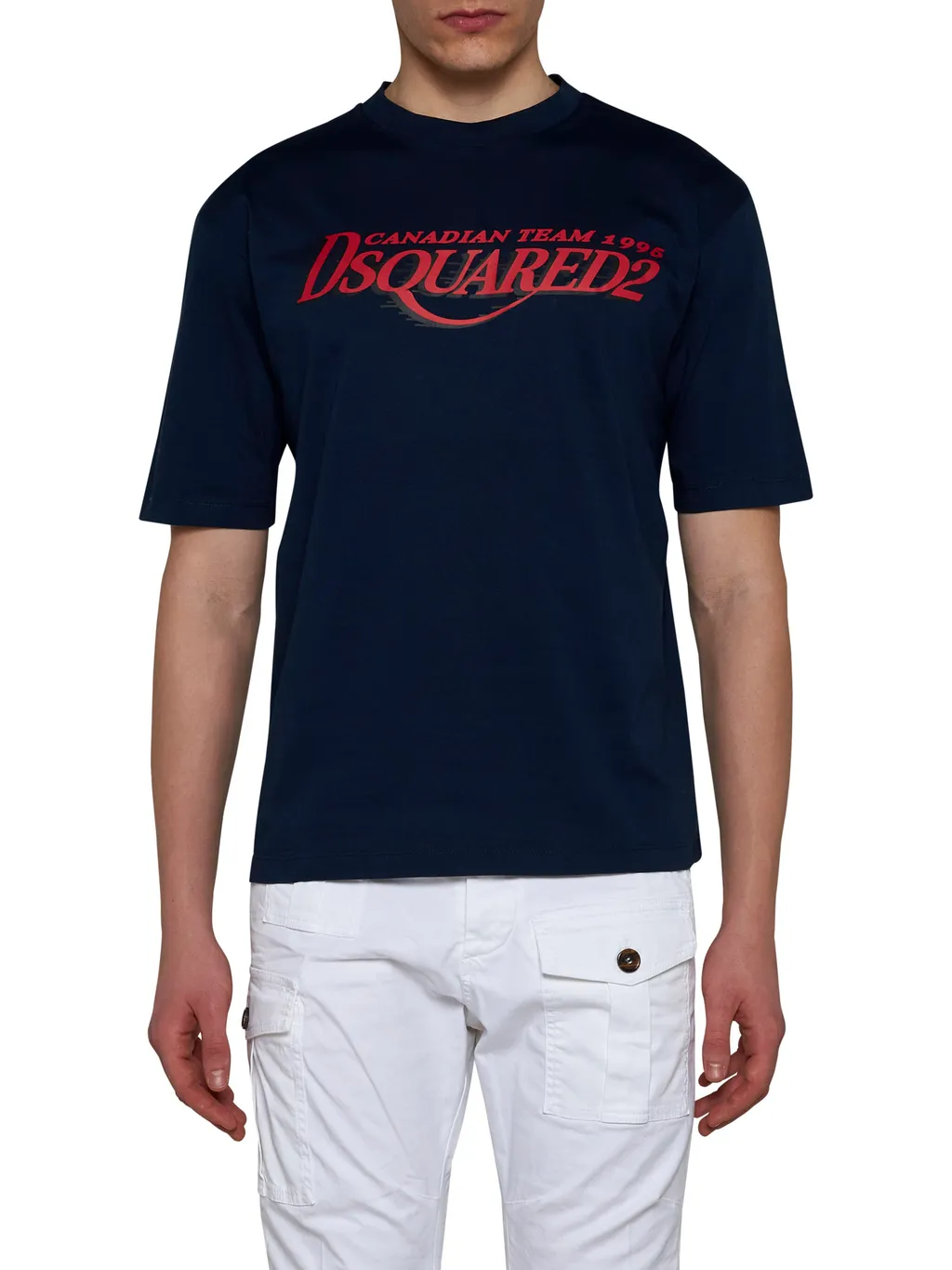 Dsquared2 Logo Printed Crewneck T-Shirt