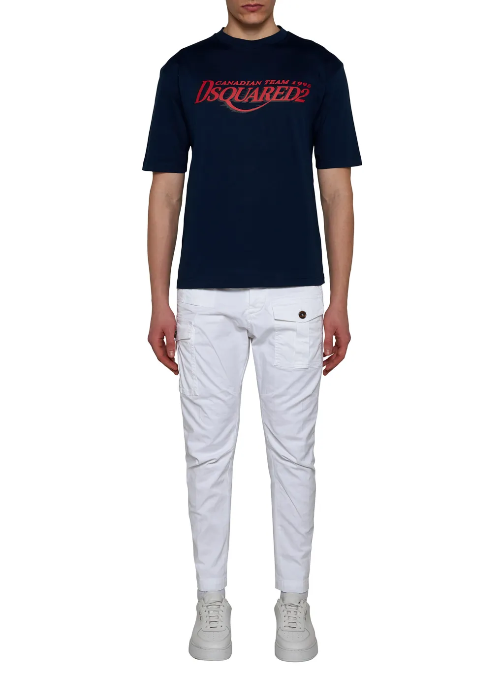 Dsquared2 Logo Printed Crewneck T-Shirt