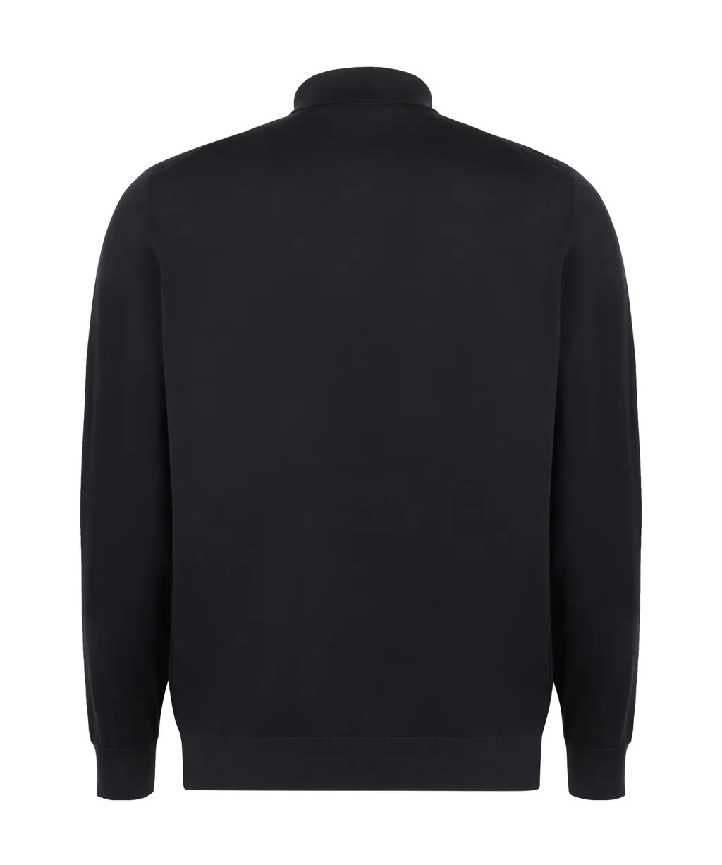 Drumohr Long Sleeve Polo Shirt