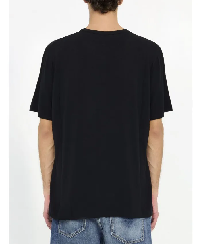 Saint Laurent Crewneck Short-Sleeved T-Shirt