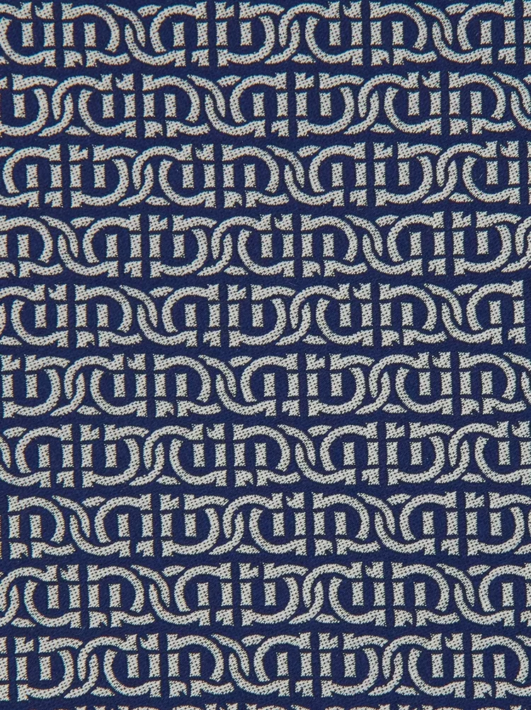 Gancini Silk Jacquard Tie