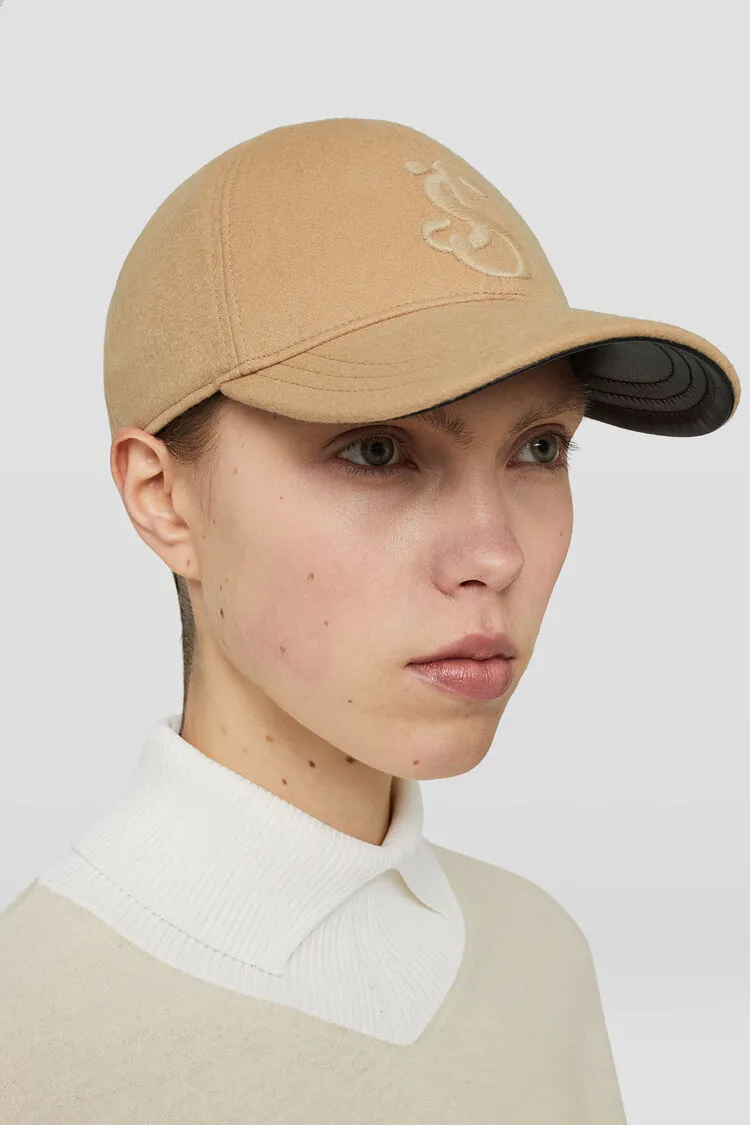 Jil Sander Logo Embroidered Curved-Peak Baseball Cap