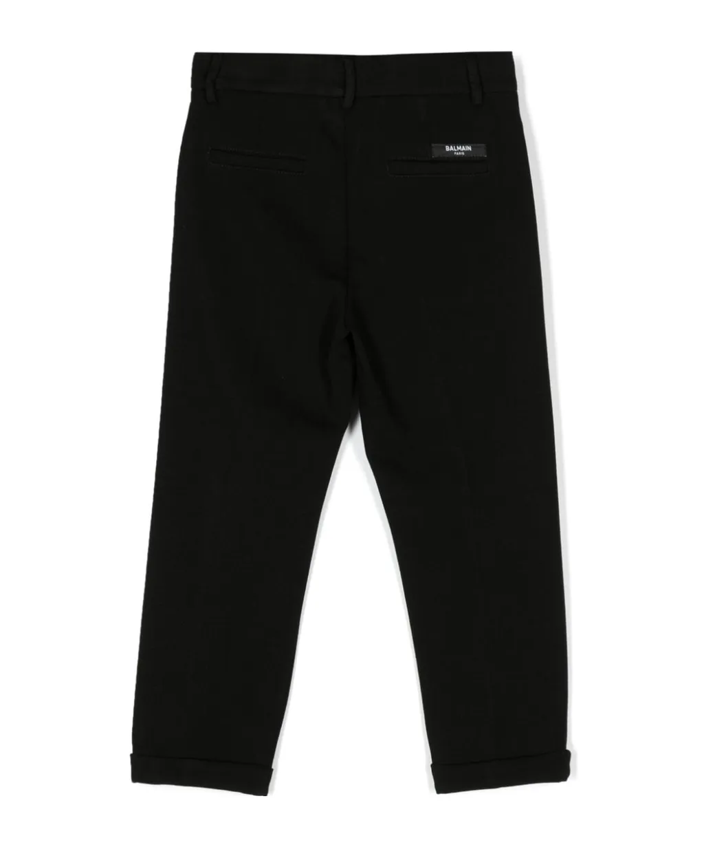 Straight-Leg Suit Trousers