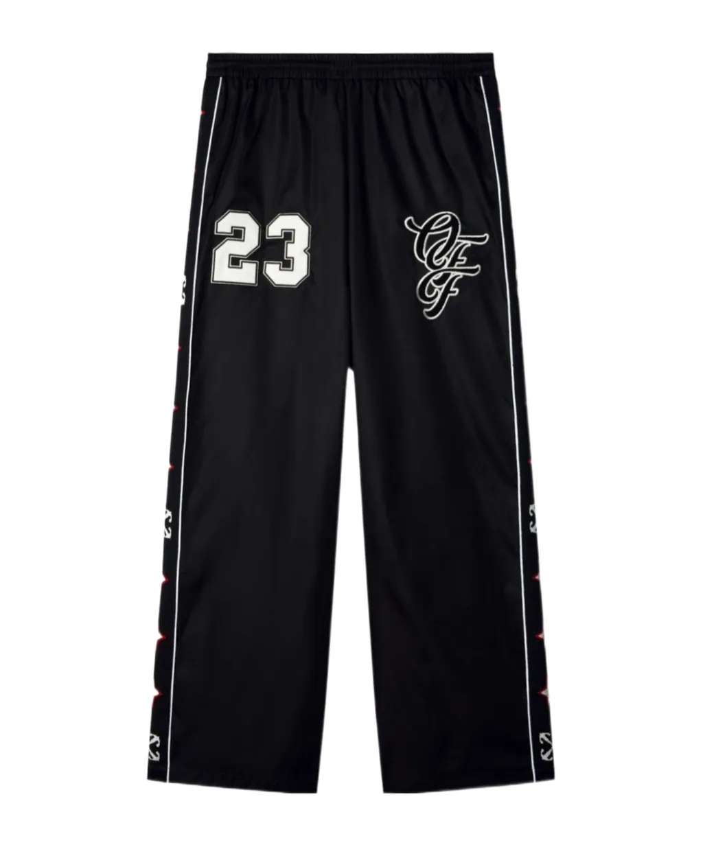 Off-White Logo Patch Elasticated Waistband Trousers