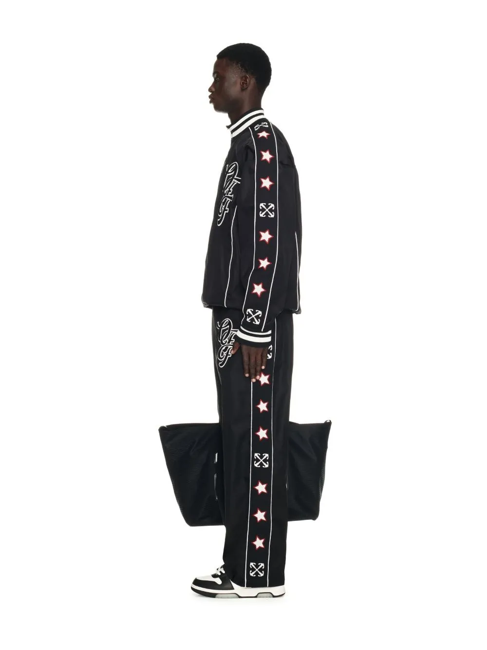 Off-White Logo Patch Elasticated Waistband Trousers