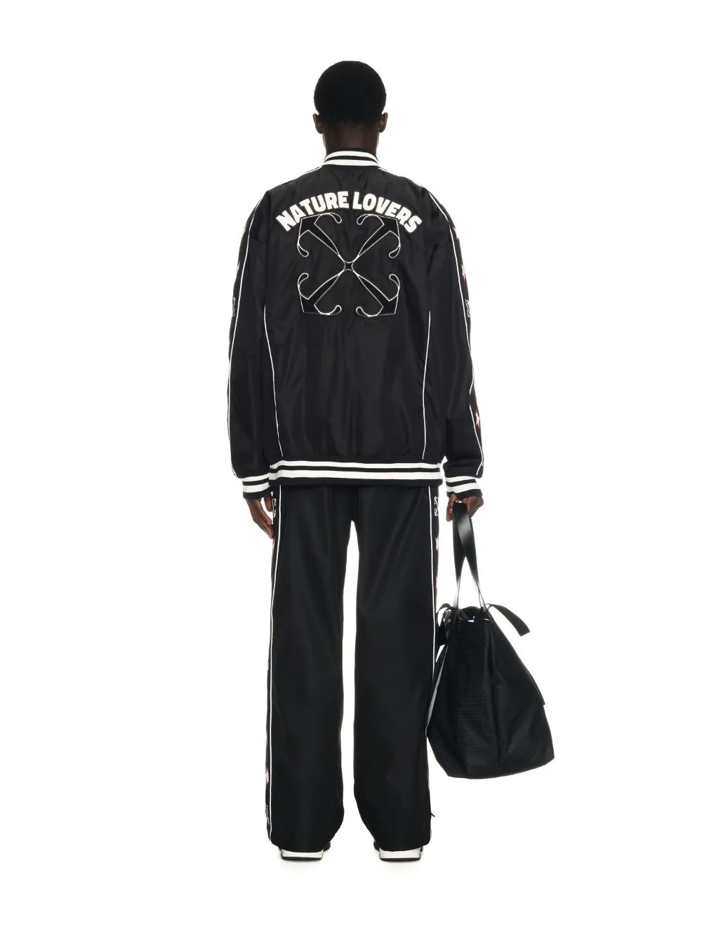 Off-White Logo Patch Elasticated Waistband Trousers