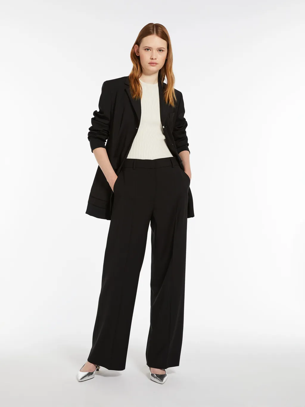 Weekend Max Mara Single-Breasted Long-Sleeved Jacket