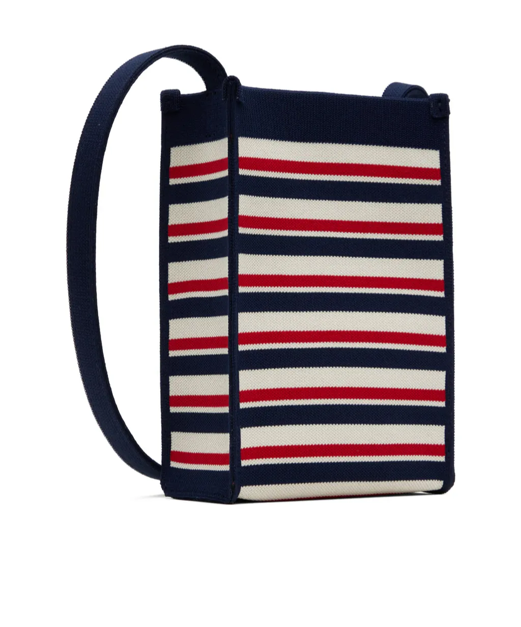 Mini Striped Crossbody Bag