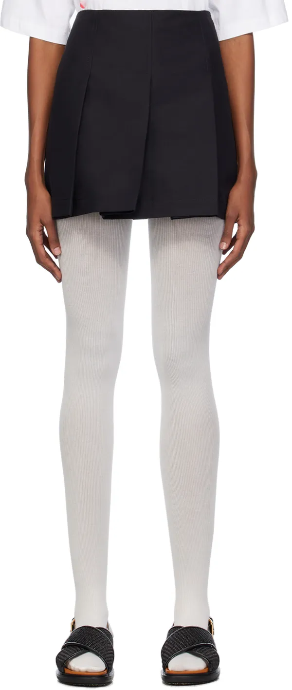 Marni High-Waist Pleated Mini Skirt