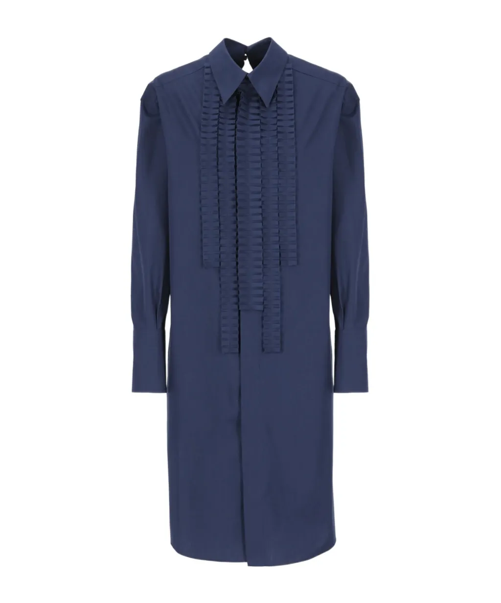 Marni Collared Long-Sleeve Shirt Dress