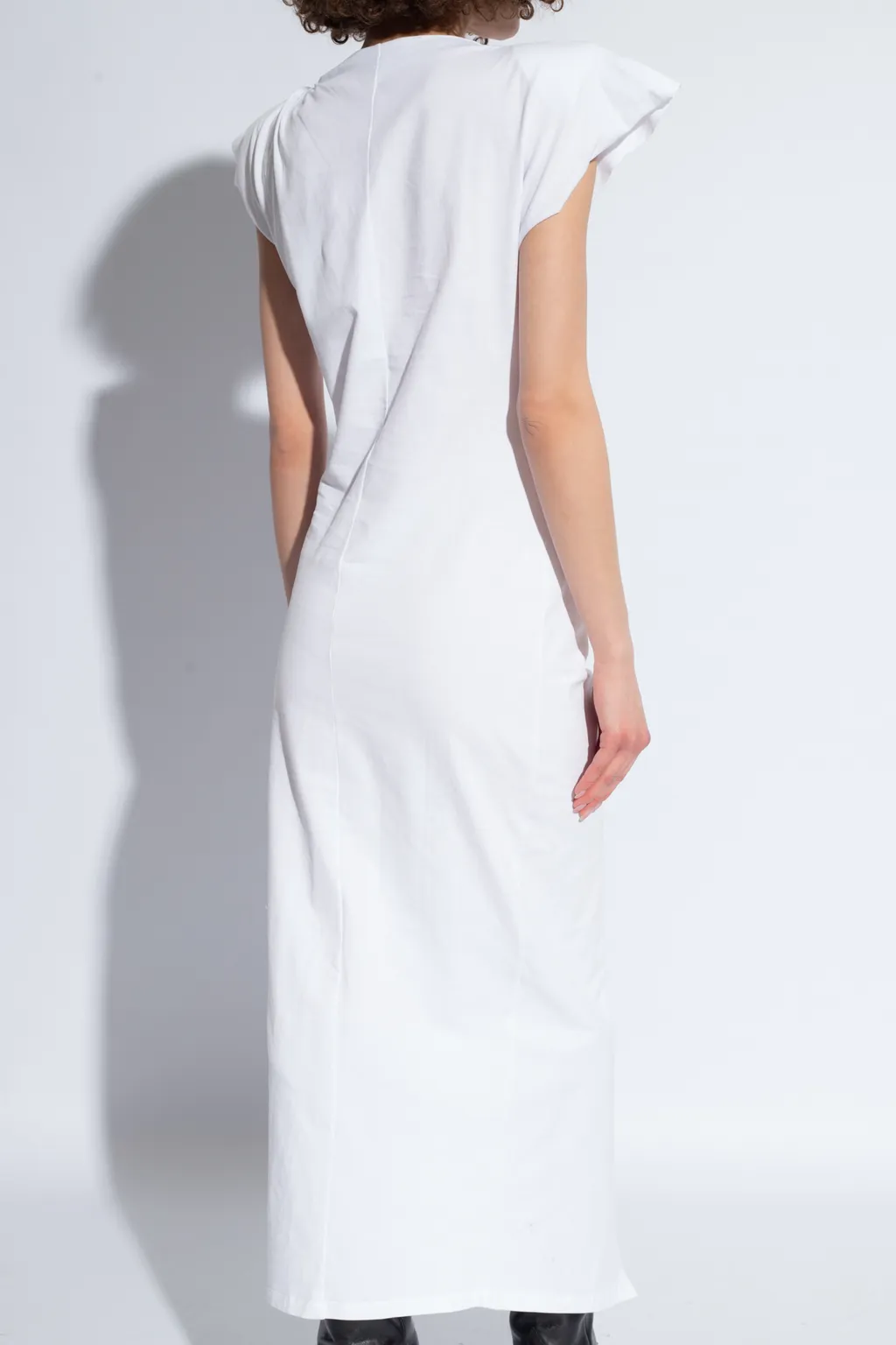 Isabel Marant Nadela Ruched Detailed Midi Dress