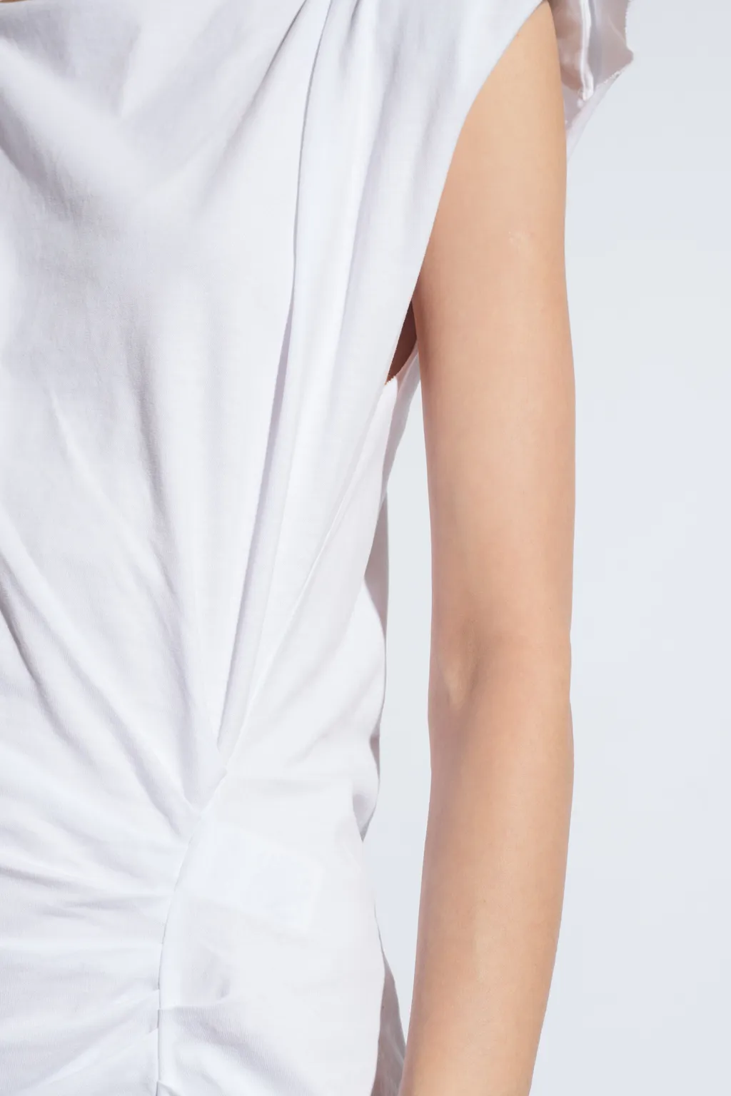 Isabel Marant Nadela Ruched Detailed Midi Dress