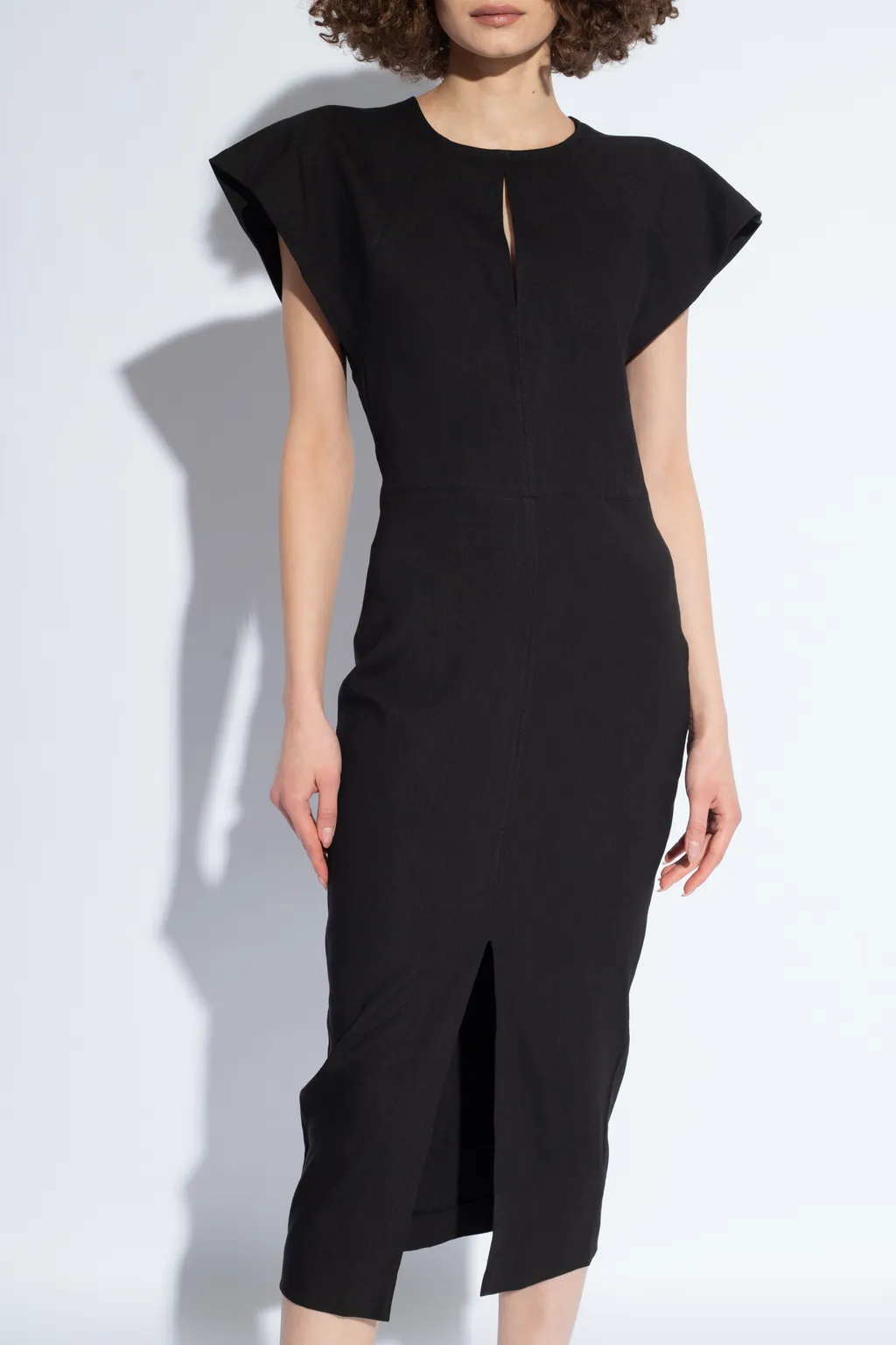Cap-Sleeved Pencil Dress