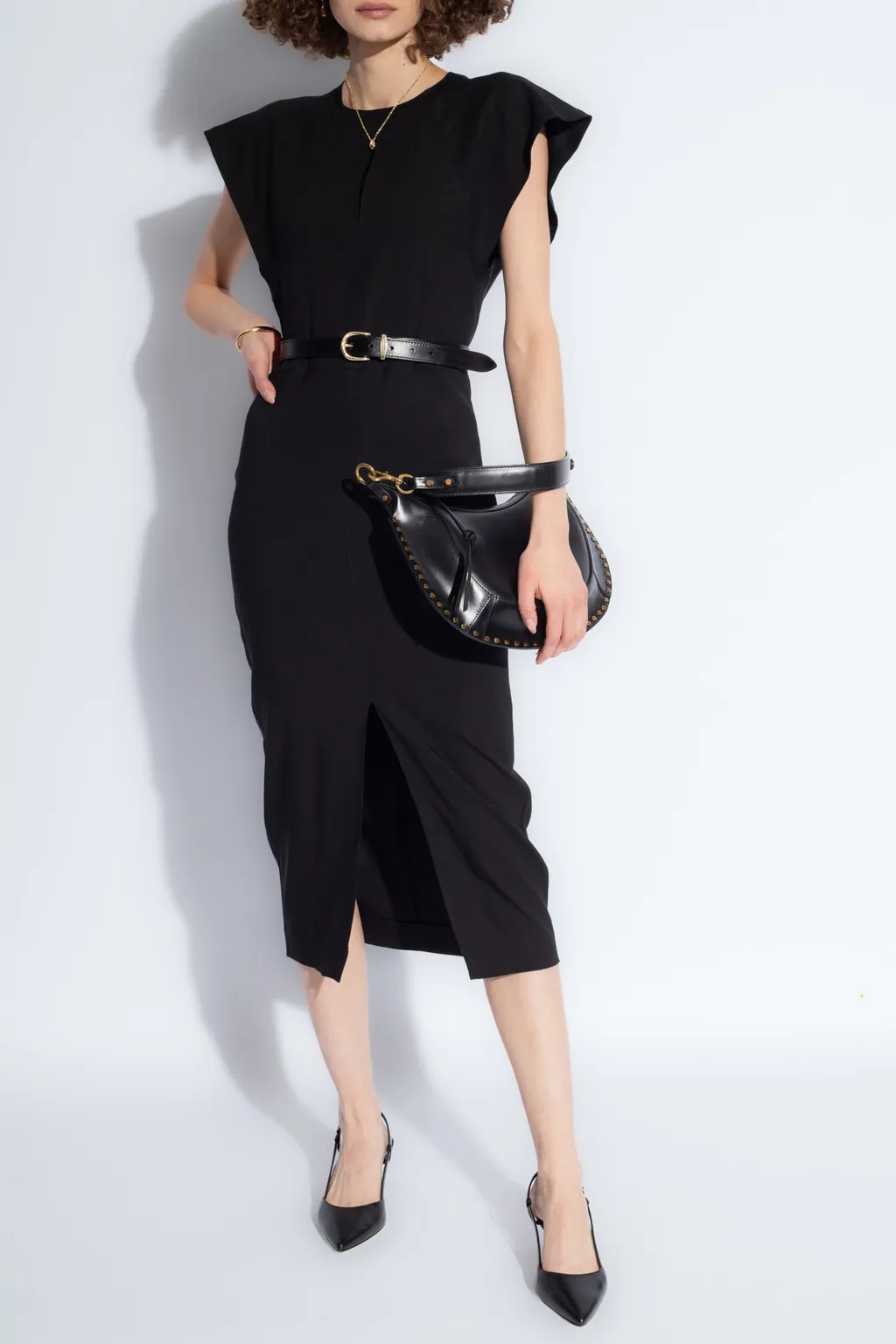 Cap-Sleeved Pencil Dress