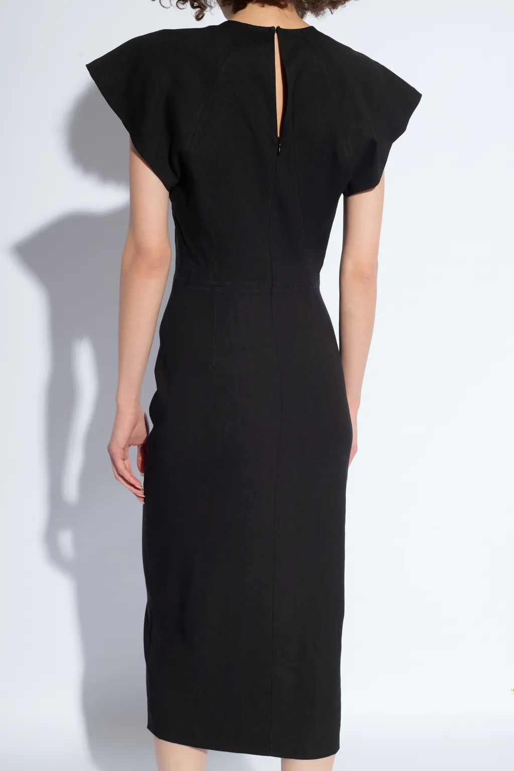 Cap-Sleeved Pencil Dress