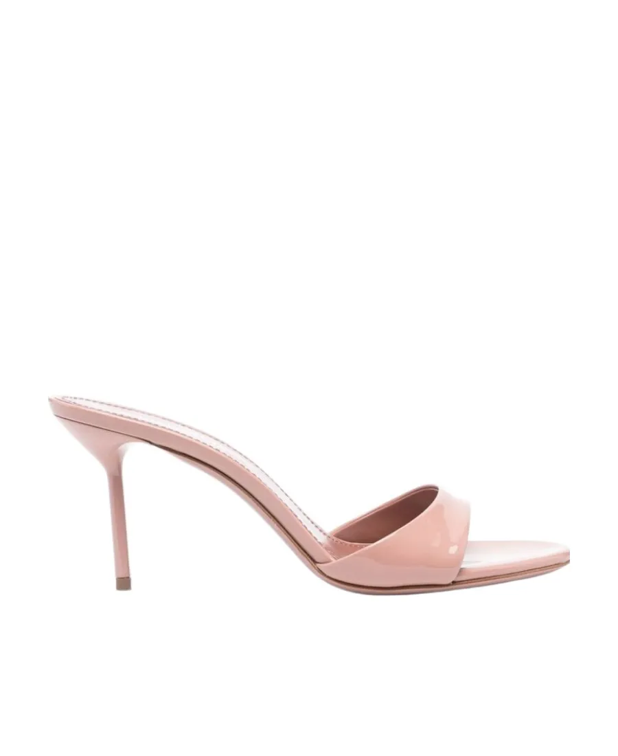 Logo Insole High-Heeled Sandals