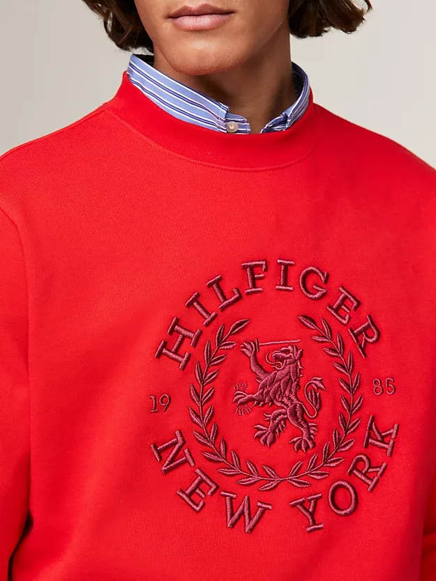 Embroidered-Logo Cotton Sweatshirt