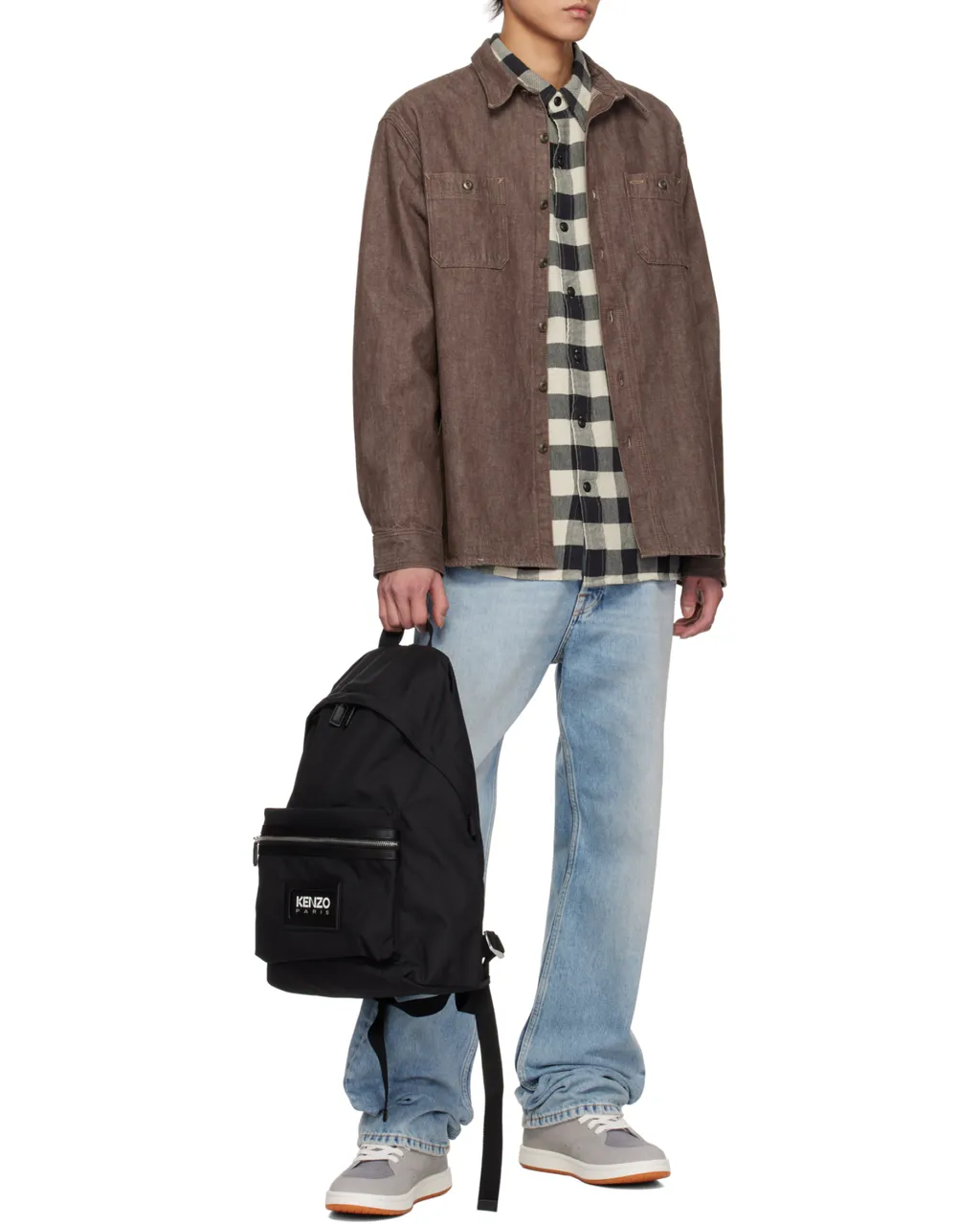 Kenzo Logo Patch Backpack