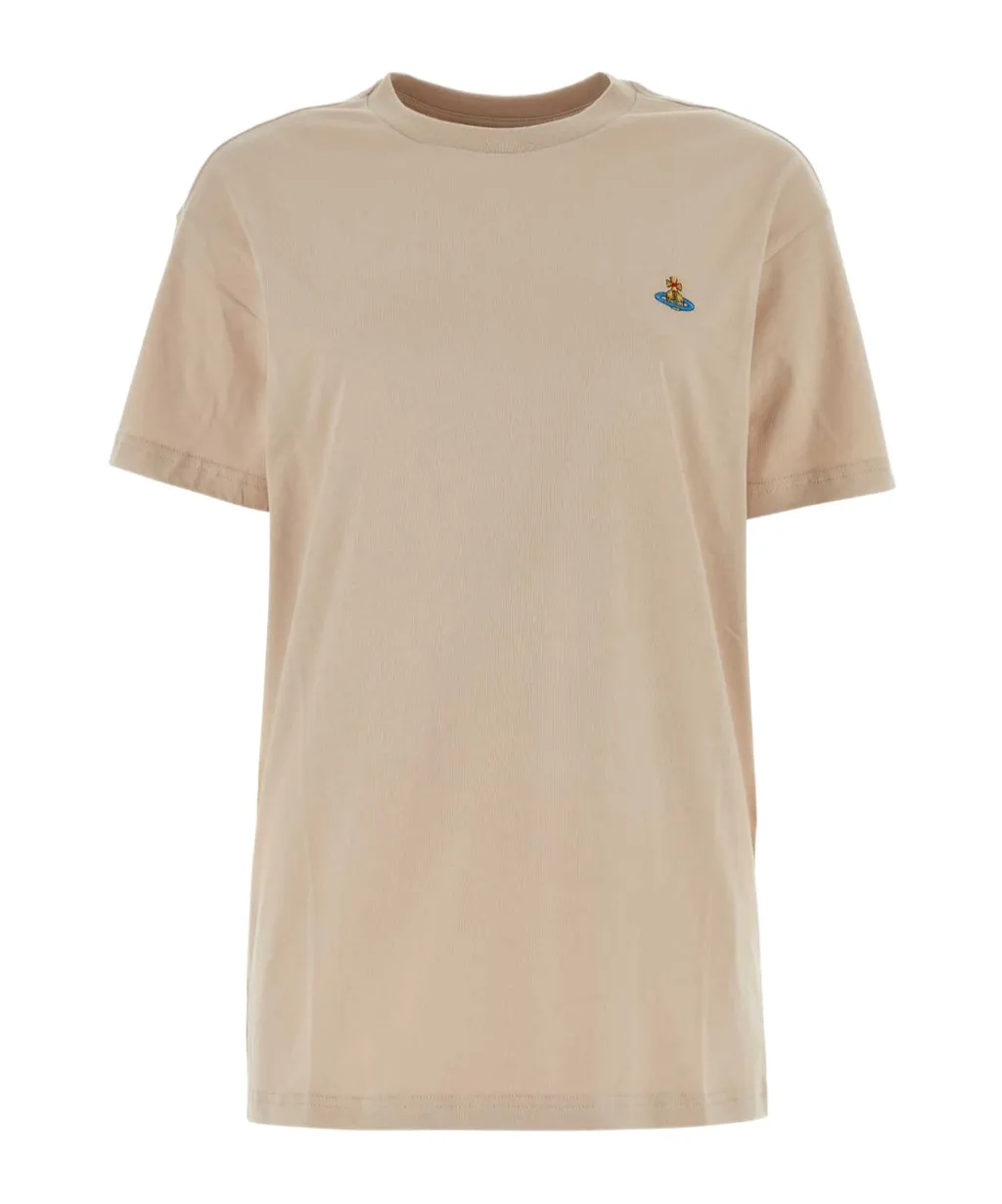 Vivienne Westwood Logo Embroidered Crewneck T-Shirt