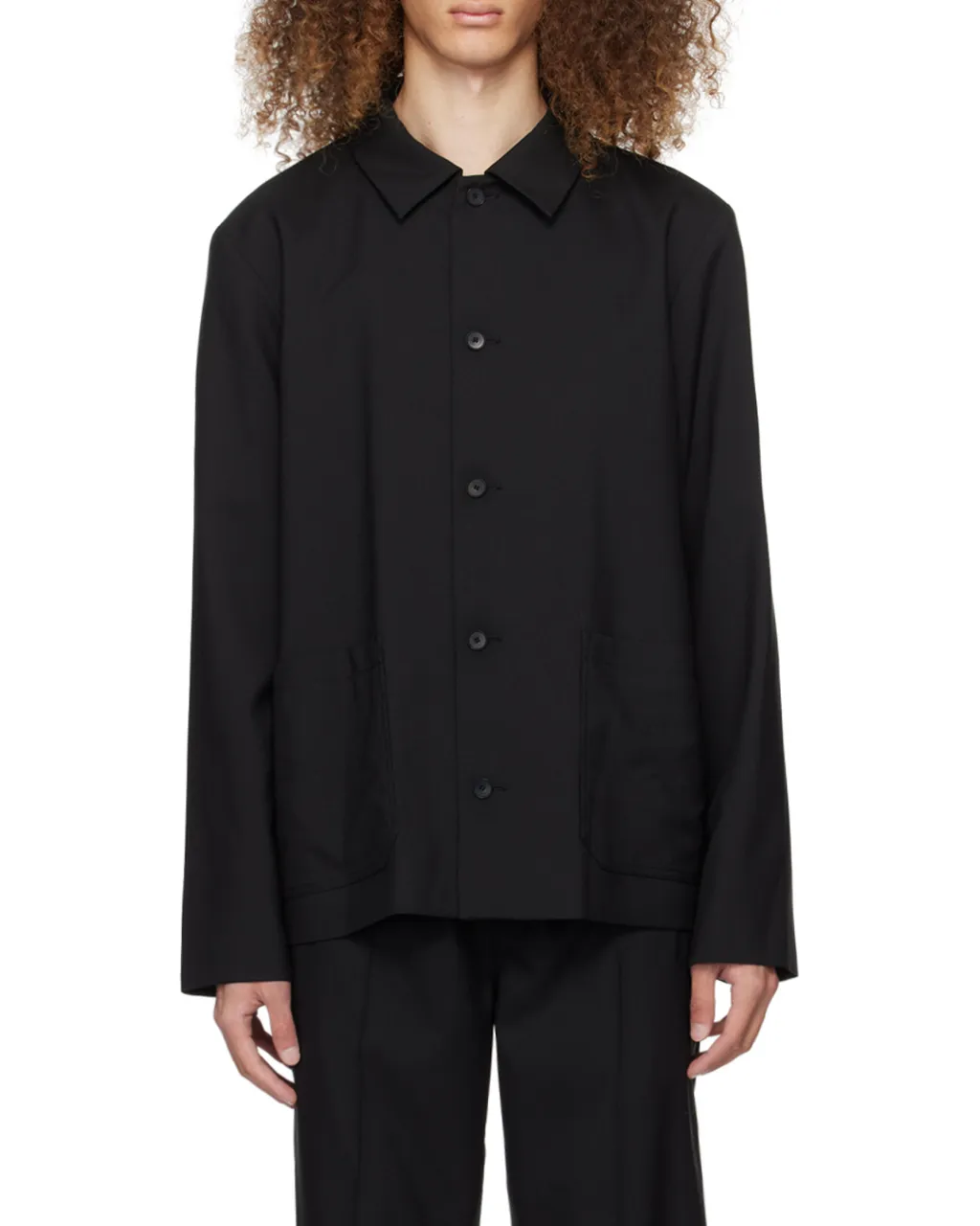 A.P.C. Buttoned Long-Sleeved Jacket