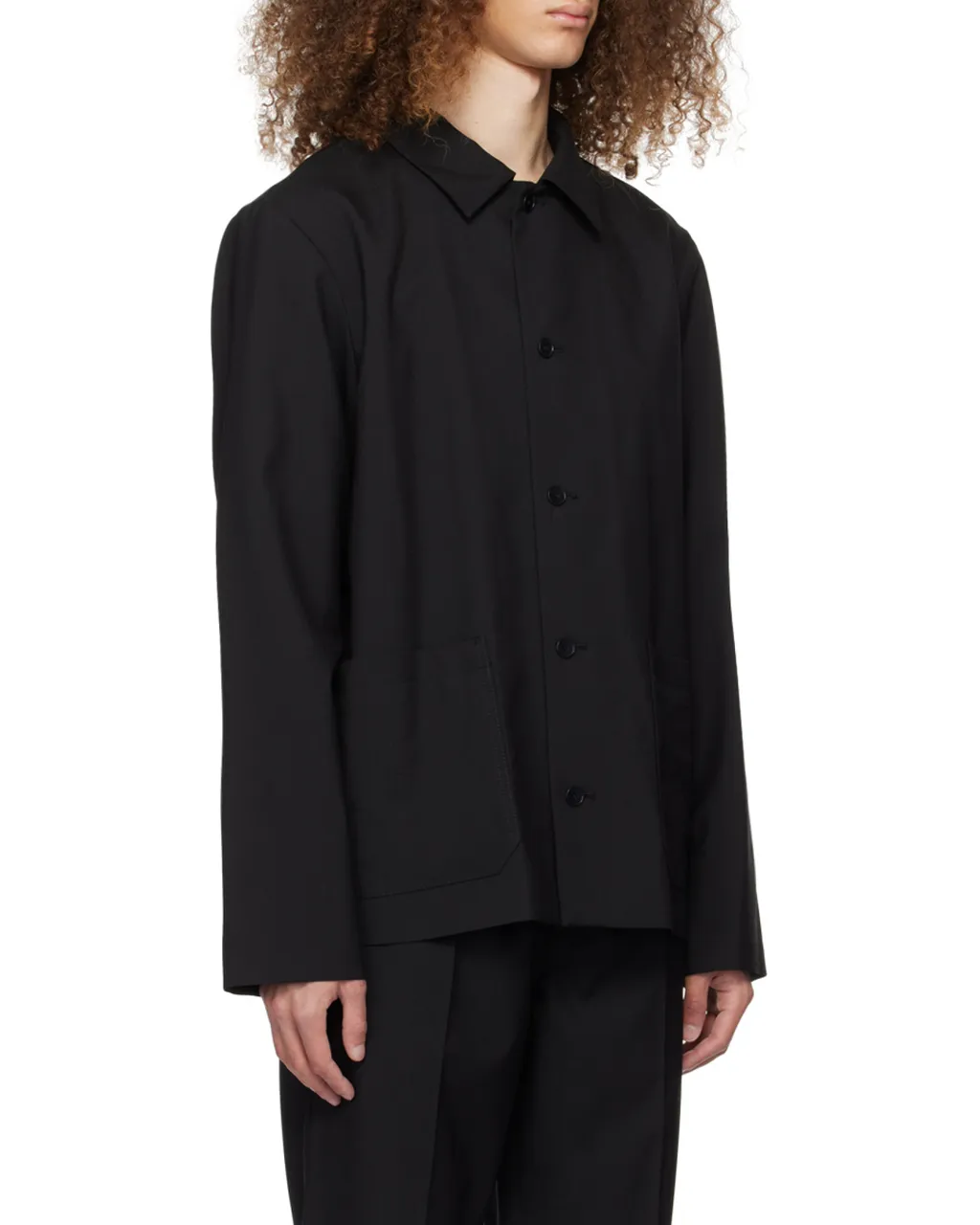 A.P.C. Buttoned Long-Sleeved Jacket