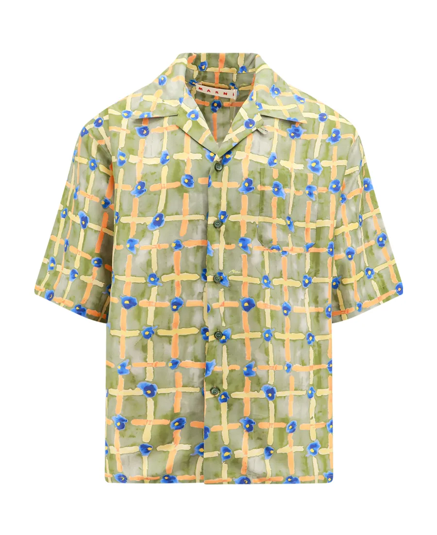 Marni Short-Sleeved Graphic Printed Shirt