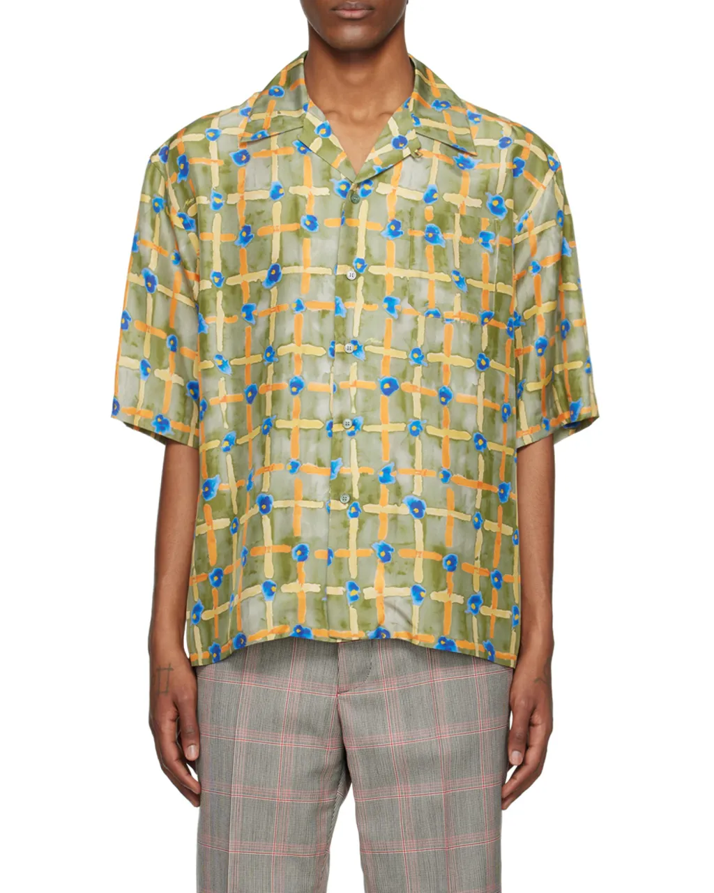 Marni Short-Sleeved Graphic Printed Shirt