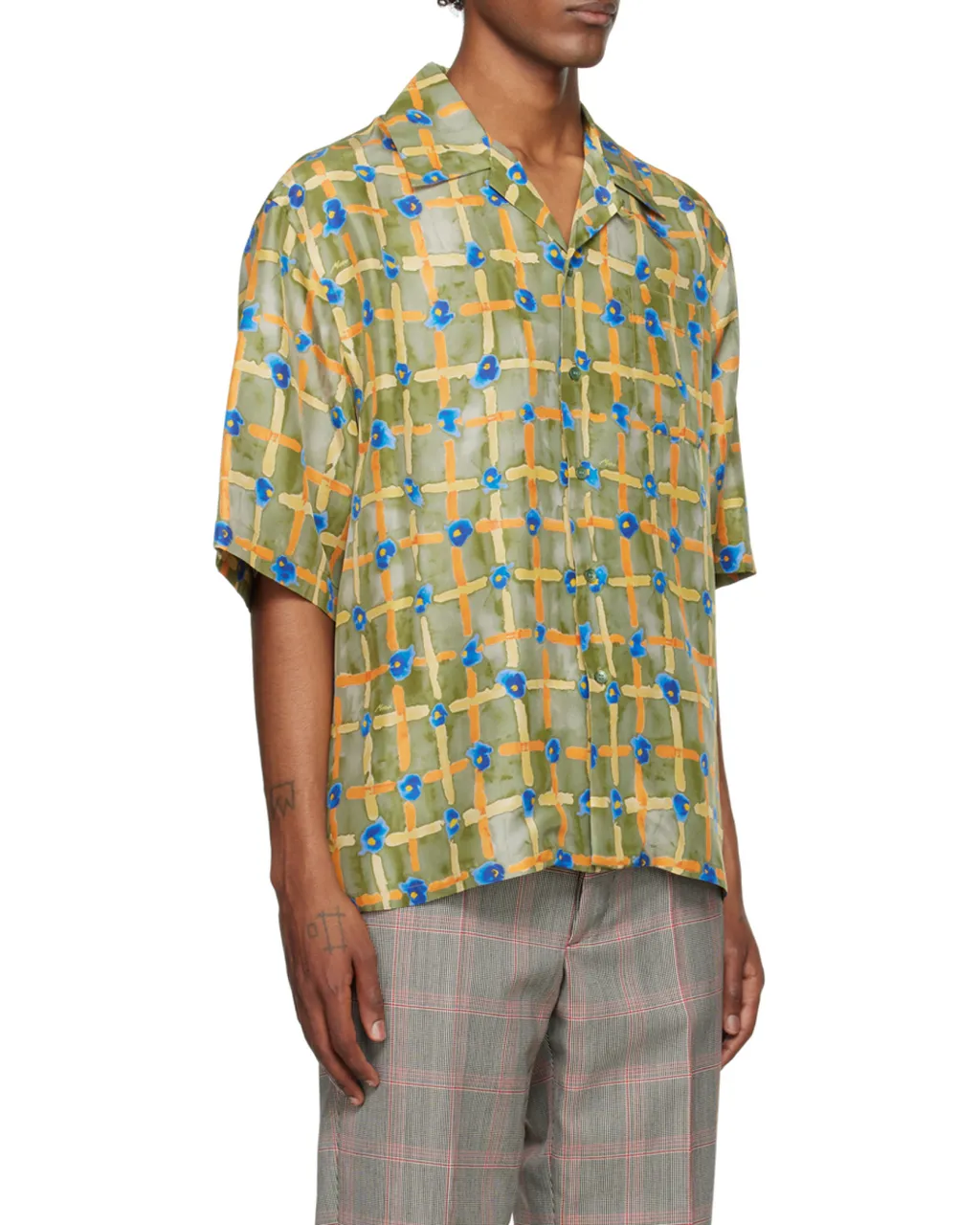 Marni Short-Sleeved Graphic Printed Shirt