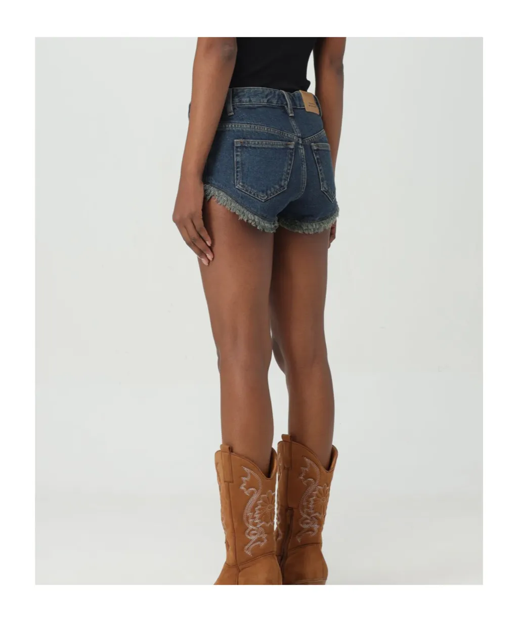 Isabel Marant Eneidao High-Waisted Denim Shorts